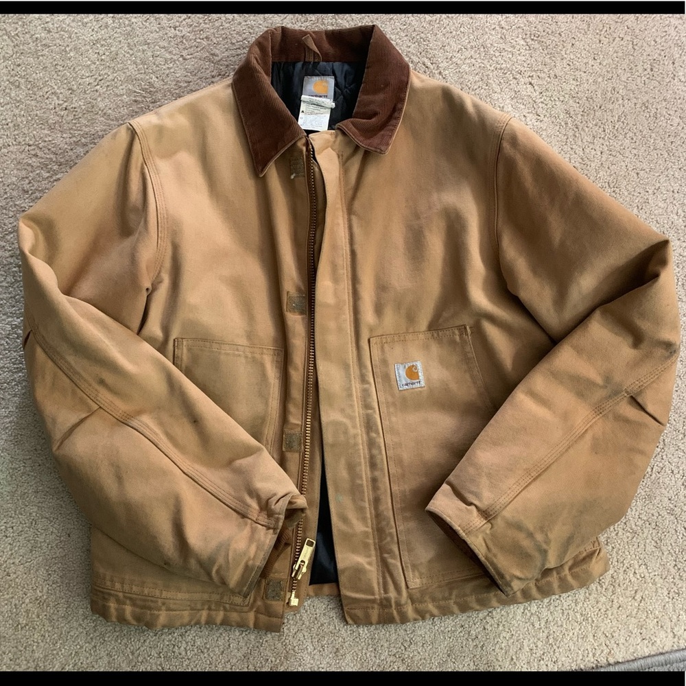 Men’s Carhartt tan jacket